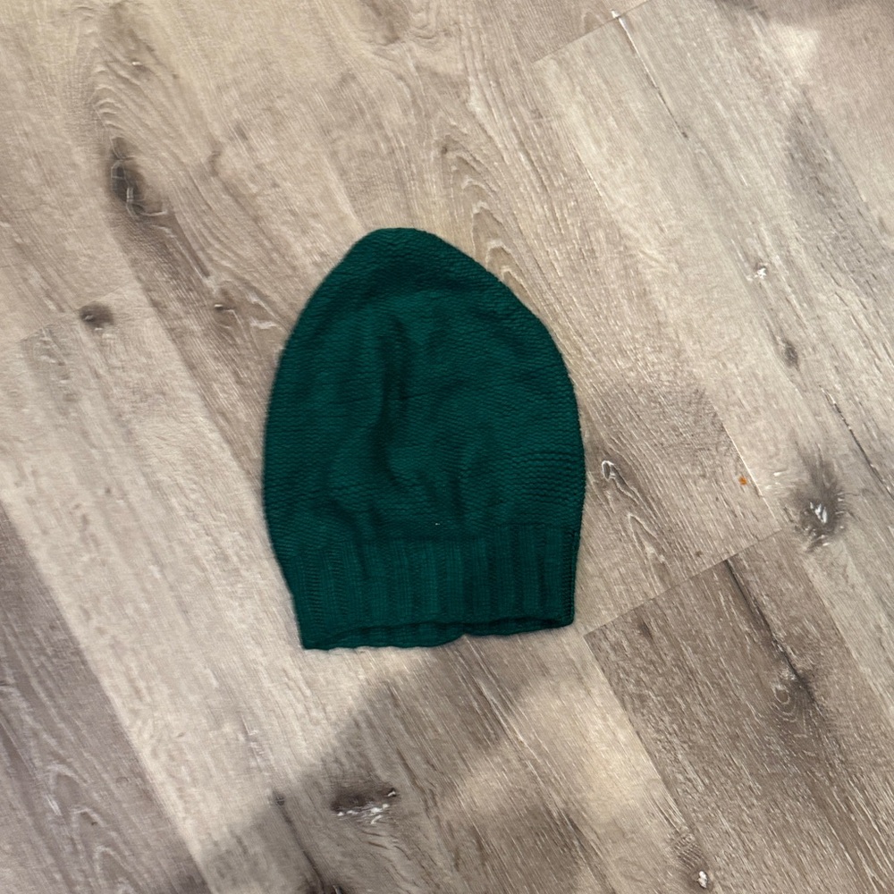 Green Knit Beanie